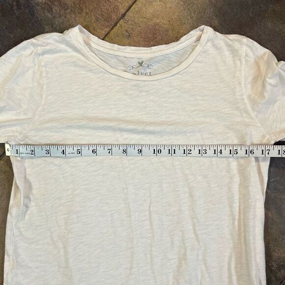 Velvet By Graham & Spencer Vintage Slub Cotton Dress Quarter Bell Sleeve Small - Picture 6 of 10